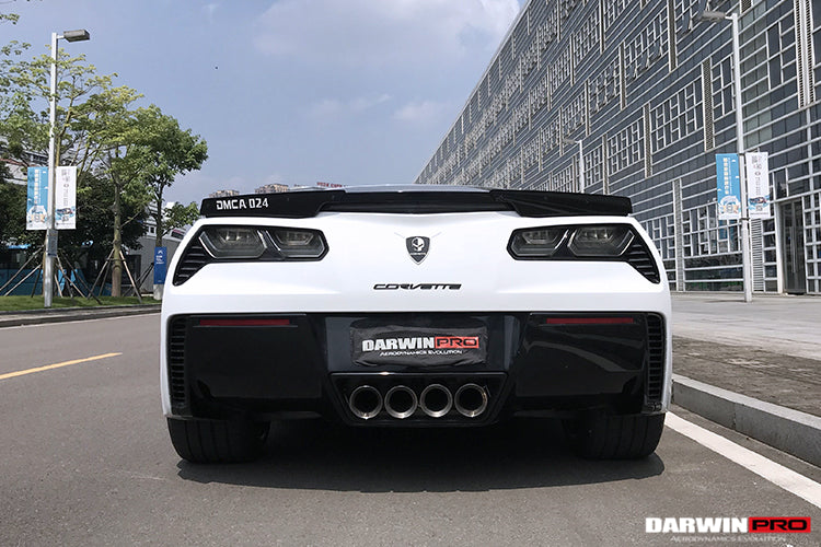 2013-2019 Corvette C7 Z51 Grandsport Z06 Style Rear Full Body Kit - DarwinPRO Aerodynamics