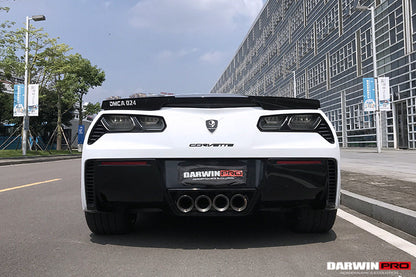 2013-2019 Corvette C7 Z51 Grandsport Z06 Style Rear Full Body Kit - DarwinPRO Aerodynamics