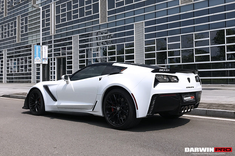 2013-2019 Corvette C7 Z51 Grandsport Z06 Style Rear Full Body Kit - DarwinPRO Aerodynamics