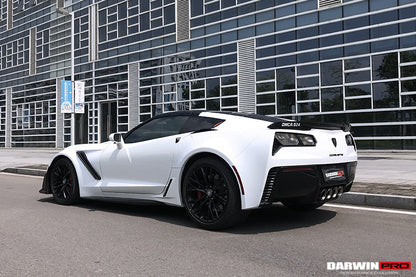2013-2019 Corvette C7 Z51 Grandsport Z06 Style Rear Full Body Kit - DarwinPRO Aerodynamics