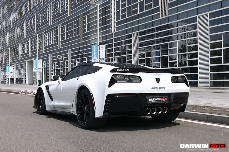 2013-2019 Corvette C7 Z51 Grandsport Z06 Style Rear Full Body Kit - DarwinPRO Aerodynamics