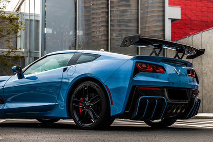 2013-2019 Corvette C7 Z51 Grandsport Z06 BKSS Style Trunk Wing Spoiler - DarwinPRO Aerodynamics