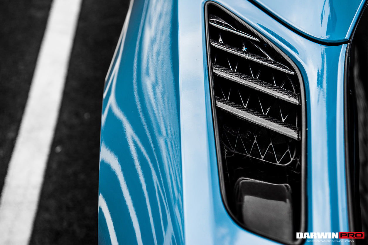 2013-2017 Corvette C7 Z51 Carbon Fiber Rear Quarter Panel Vents - DarwinPRO Aerodynamics