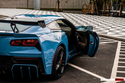 2013-2019 Corvette C7 Z51 Grandsport Z06  BKSS Style Rear Diffuser - DarwinPRO Aerodynamics