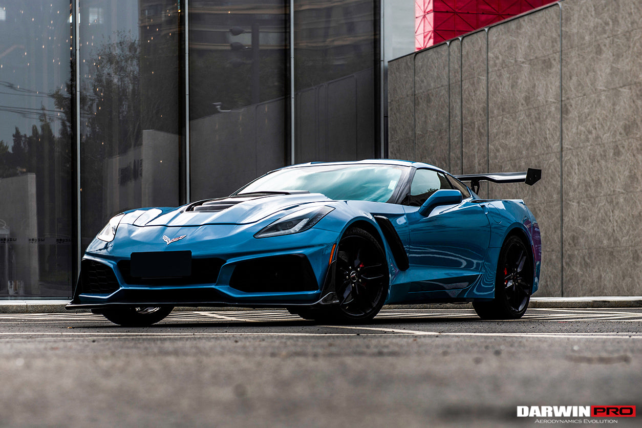 2013-2019 Corvette C7 Z51 Grandsport Z06 BKSS Style Trunk Spoiler - DarwinPRO Aerodynamics