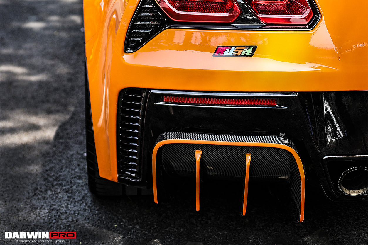 2013-2019 Corvette C7 Z51 Grandsport Z06  BKSS Style Rear Diffuser - DarwinPRO Aerodynamics