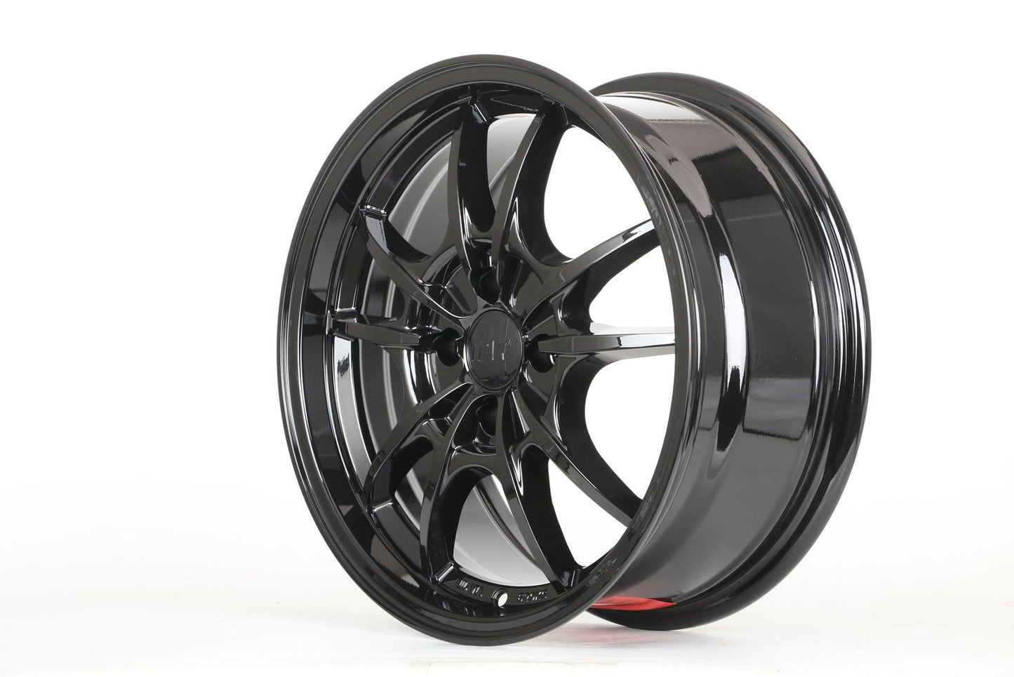 E016 Gloss Black 17x7.5 ET35 5x112 - Square Set (4 Wheels)