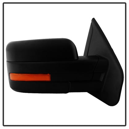 xTune Ford F150 07-14 Power Heated Amber LED Signal OE Mirror Left MIR-03349EH-P-L
