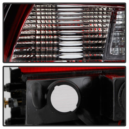 xTune Porsche 911 996 ( Non 4S. Turbo. GT3 ) 99-04 LED Tail Lights Red Clear ALT-ON-P99699-LED-RC