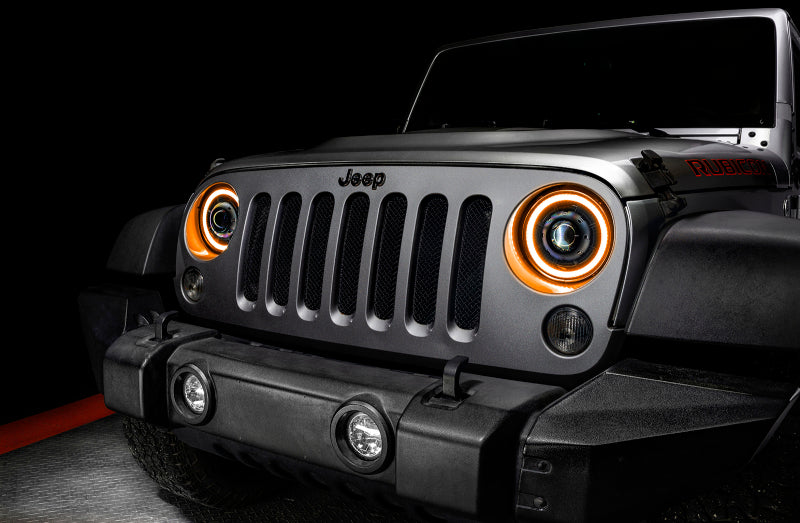 ORACLE Lighting 0718 Jeep Wrangler JK Oculus 7in Switchback Bi-LED Projector Headlights