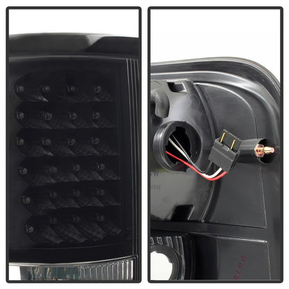 xTune Ford F150 Styleside 04-08 (Not Fit Heritage & SVT) LED Tail Lights Black ALT-ON-FF15004-LED-BK
