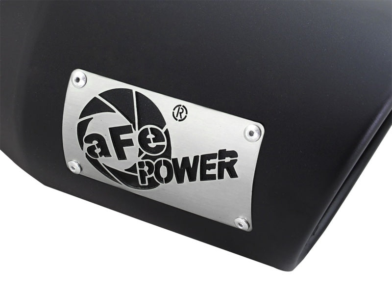 aFe Diesel Exhaust Tip Bolt On Black 4in Inlet x 6in Outlet x 12in