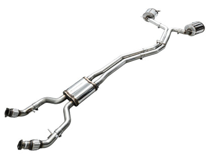 AWE Tuning Audi 2019-2023 C8 A6/A7 3.0T Touring Edition Cat-Back Exhaust- Turn Downs