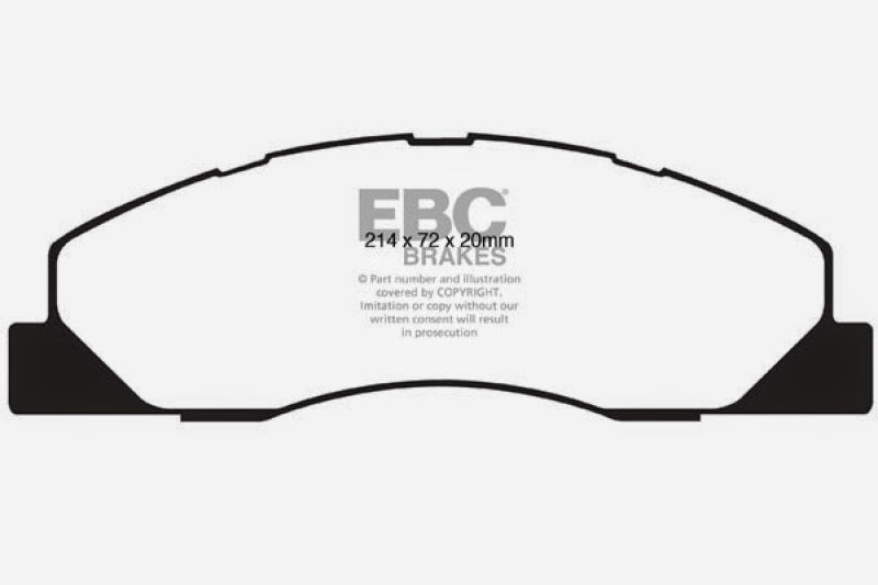 EBC 09-11 Dodge Ram 2500 Pick-up 5.7 2WD/4WD Extra Duty Front Brake Pads
