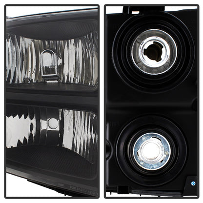 xTune GMC Sierra 07-13 Crystal Headlights Black HD-JH-GSIE07-AM-BK
