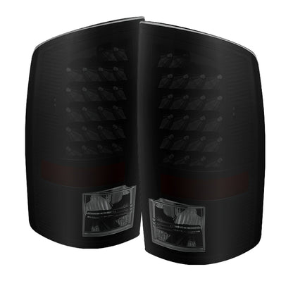 xTune Dodge Ram 02-06 1500 / Ram 2500/3500 03-06 LED Tail Light Black Smoke ALT-JH-DR02-LED-BKSM