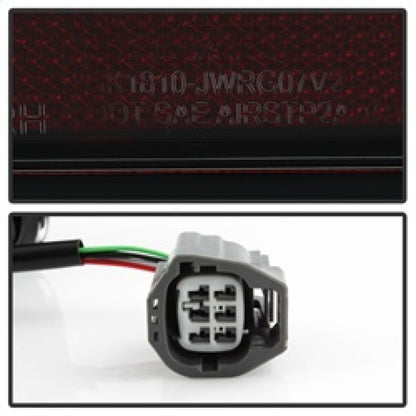Spyder 07-16 Jeep Wrangler Version 2 Light Bar LED Tail Lights - Smoke (ALT-YD-JWA07V2-LBLED-BSM)