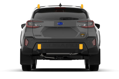 Rally Armor 24-25 Subaru Crosstrek (Wilderness Only) Black UR Mud Flap W/Grey Logo-No Drilling Req