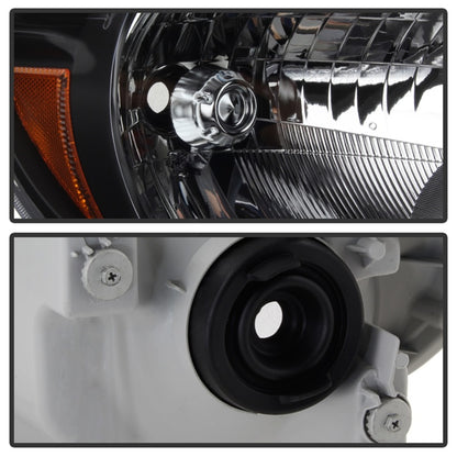 xTune Toyota Tacoma 2012-2015 OEM Style Headlights Black HD-JH-TTA12-AM-BK