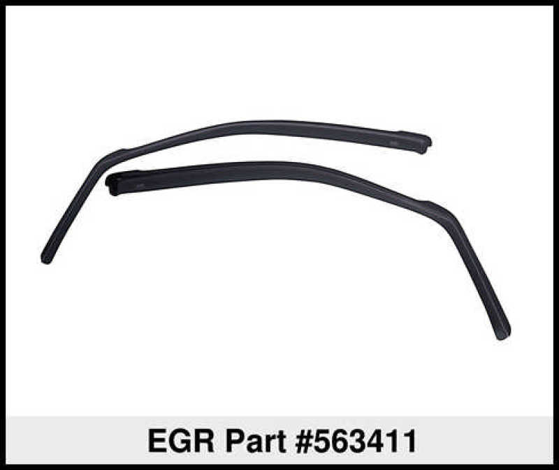 EGR 99-15 Ford Super Duty In-Channel Window Visors - Set of 2 (563411)