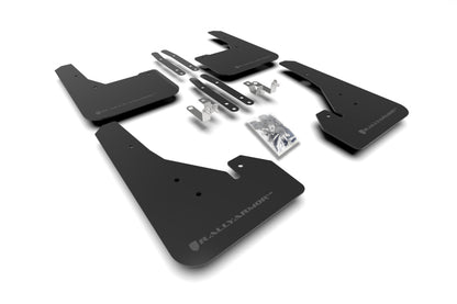 Rally Armor 18-26 Toyota Corolla Hatchback Black UR Mud Flap Grey Logo