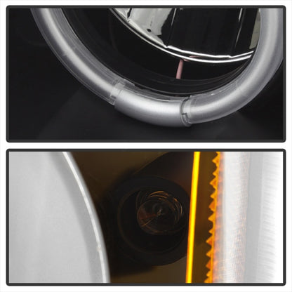 Spyder Chevy Silverado 1500 03-06 Projector Headlights CCFL Halo LED Blk High H1 PRO-YD-CS03-CCFL-BK