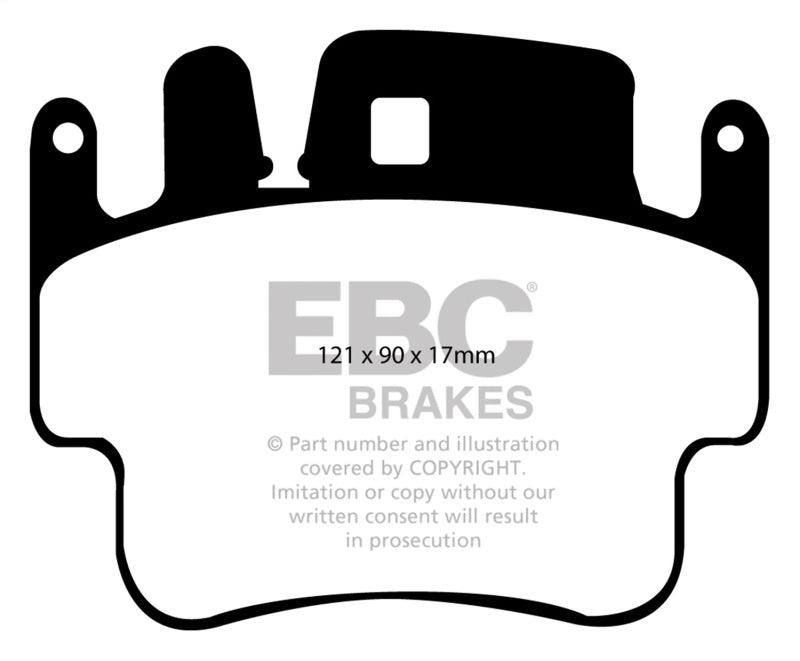EBC 98-05 Porsche 911 (996) (Cast Iron Rotor only) 3.4 Carrera 2 Bluestuff Front Brake Pads