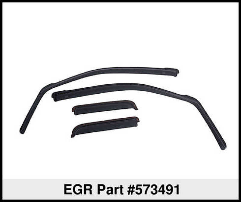 EGR 15-23 Ford F150 Crew Cab In-Channel Window Visors - Set of 4 (573491)
