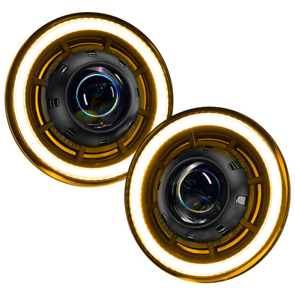 ORACLE Lighting 0718 Jeep Wrangler JK Oculus 7in Switchback Bi-LED Projector Headlights