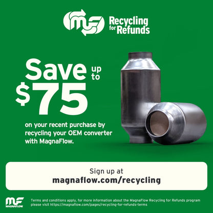 MagnaFlow Universal Catalytic Converter 2 inch T2 Rear