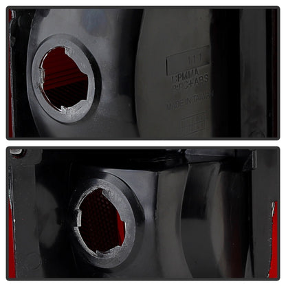 xTune Ford Bronco F150 F250 F350 F450 92-96 OE Style Tail Lights Red Smoked ALT-JH-FB92-OE-RSM