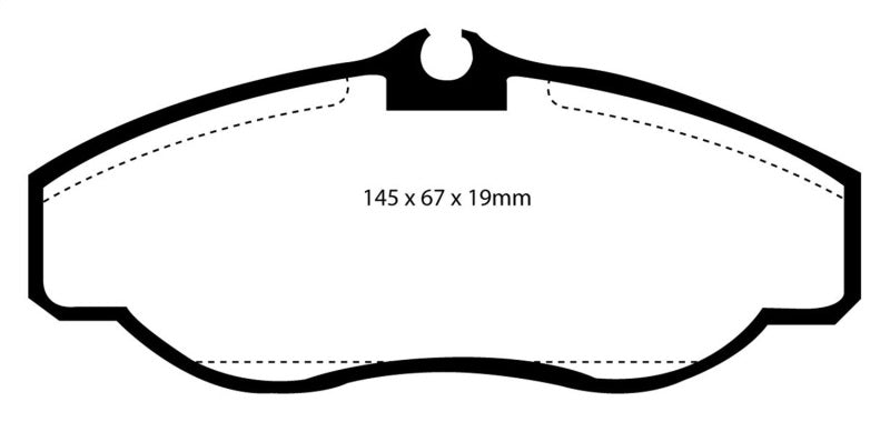 EBC 99-03 Land Rover Discovery (Series 2) 4.0 Greenstuff Front Brake Pads
