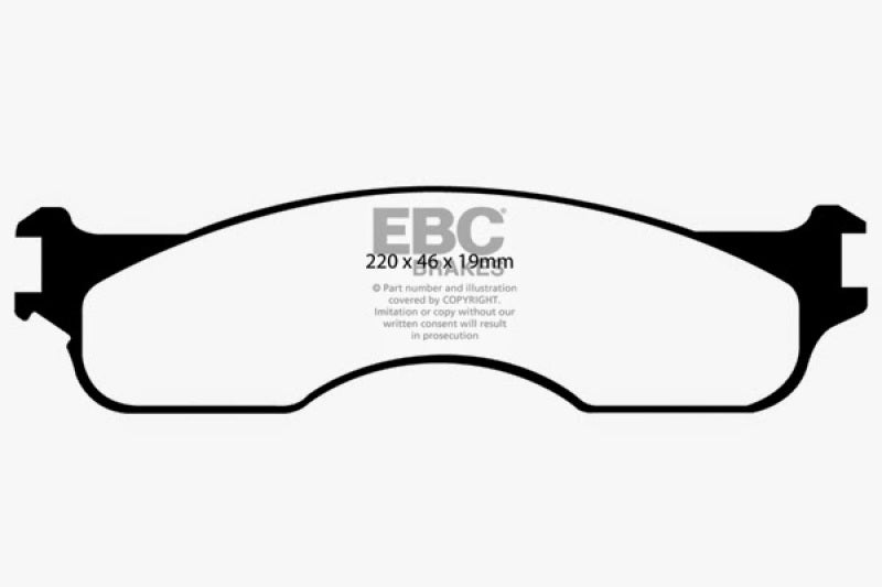 EBC 04 Dodge Ram SRT-10 8.3 Greenstuff Front Brake Pads