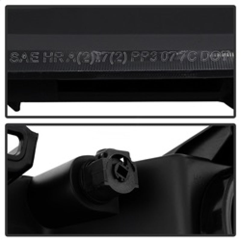 xTune GMC Sierra 07-13 Crystal Headlights Black HD-JH-GSIE07-AM-BK